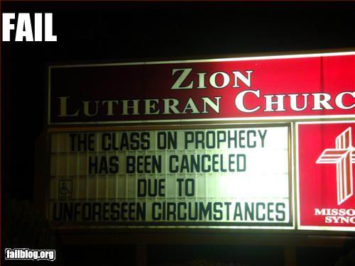 Church sign fail